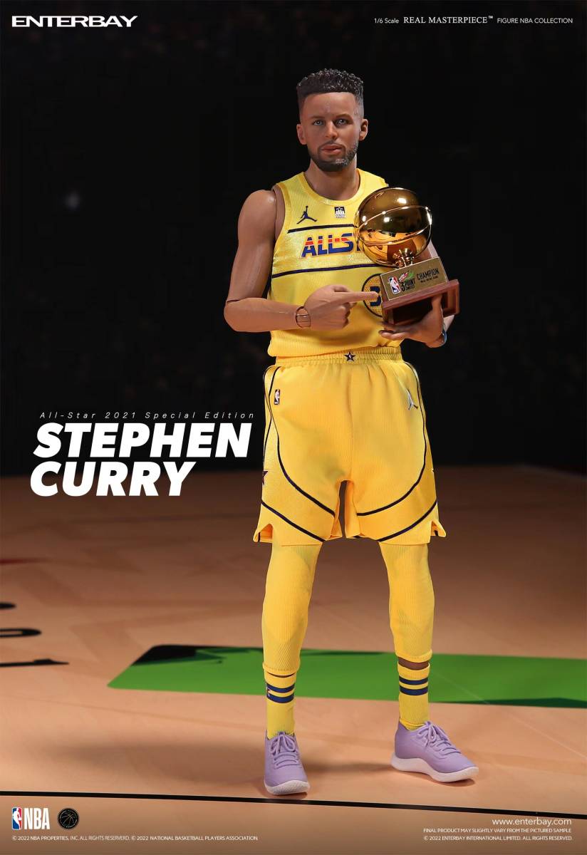 ENTERBAY 1/6 ステフィン カリー NBA オールスター取り組み.Ver 未開封新品 RM-1095