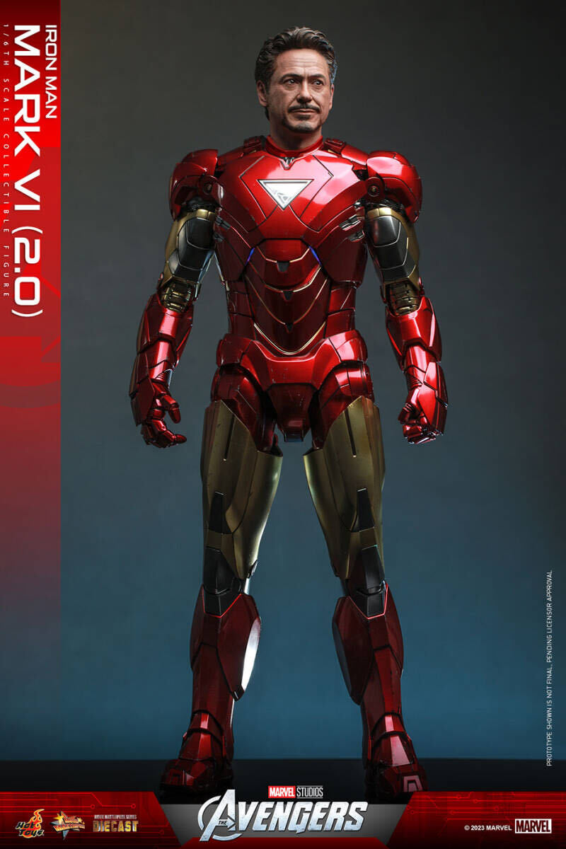 楽天市場】ホットトイズ 1/6 アベンジャーズ アイアンマン・マーク6