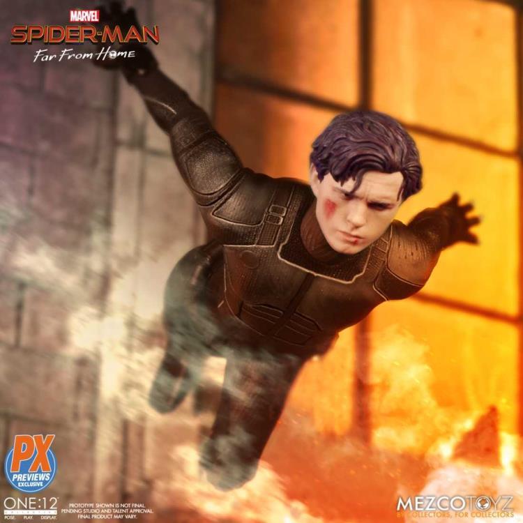 Mezco Toyz One:12 PX限定 スパイダーマン ステルススーツ画像