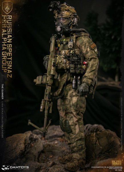 DAMTOYS 1/6 ロシア特殊部隊 スペツナズ FSB アルファ グループ DAM】No.78100 1/6 RUSSIAN SPETSNAZ FSB ALPHA GROUP SNIPER
