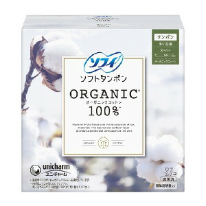 ３６個仕掛ける ユニ・チャーム ソフィ オーガニックコットン タンポン 百貨店 数多い日用 27コ入
