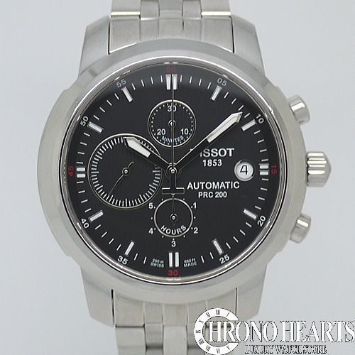 ティソ【TISSOT】 オートマティッククロノグラフ 200m 自動小銃巻【ウオッチ】【貨物輸送無料】