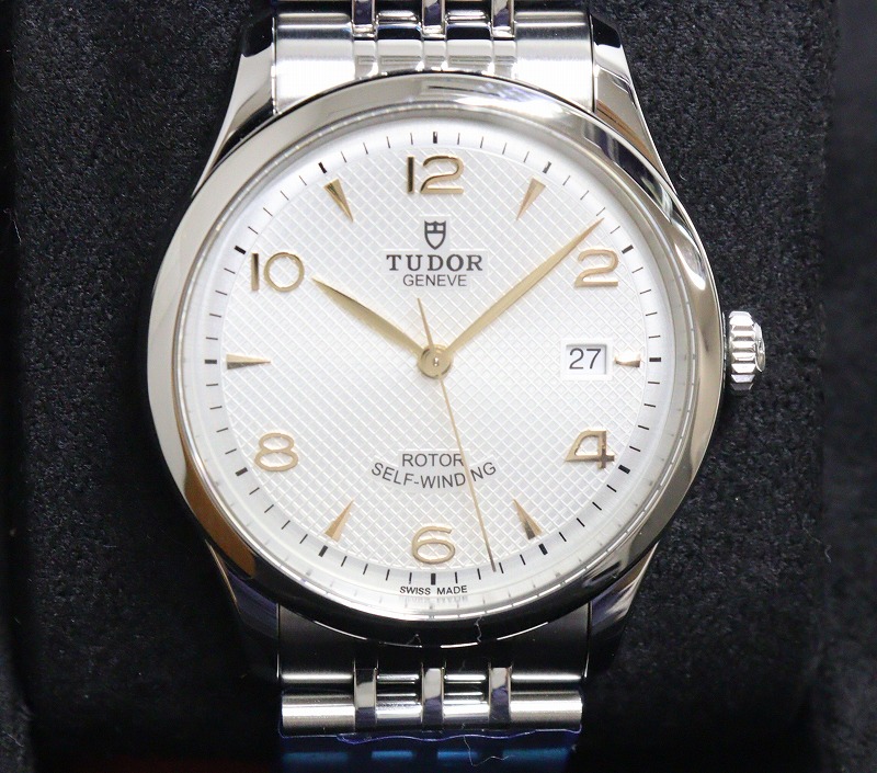 ☆ 【未当て嵌める】 TUDOR チューダー / チュードル TUDOR 1926 M91550-0001 しろがね色文字盤