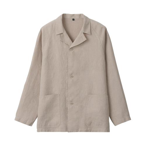 無印良品 シャツヘンプシャツジャケットメンズ