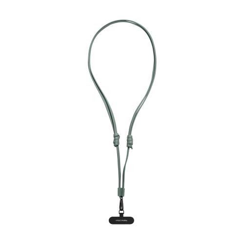 [Native Union] ネイティブユニオン Sling － 調整可能＆取り外し可能な電話ストラップ － iPhone 16, 15, 14, 13およびほとんどのスマートフォンと互換 － 100％耐久性のあるリサイクル素材で作られています（スレートグリーン）