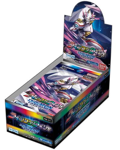 バンダイ (BANDAI) デジモンカードゲーム リブートブースター ライジングウインドRB-01(BOX)12風呂敷き包み入
