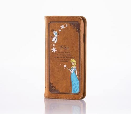 ELECOM Disney for iPhone6s / 6 ソフトレザーカバー アナと雪の女王 PM-A14PLFDNY04 PM-A14PLFDNY04画像