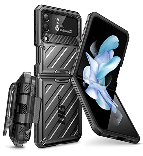 SUPCASE Galaxy Z Flip 6/5/4 5G ケース 保護カバー 米軍MIL規格取得 スタンド付き 保護フィルム付き 耐衝撃 ベルトクリップ付き付属 分離式 着脱簡単 Samsung Z Flip6/Flip5/Flip4対応 UBProシリーズ