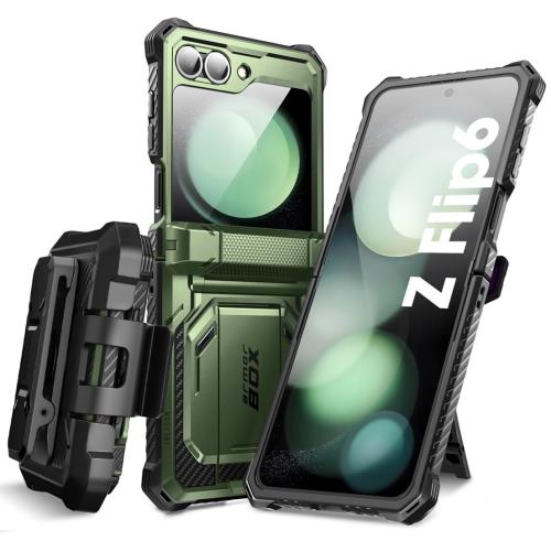 i-Blason Galaxy Z Flip 6 5G (2024) 容れもの SC-54E 保護すること取りまかなう 米軍MIL標準尺度手に入れる 保護すること写真フィルム付き添い人 蝶つがい保護すること 耐衝撃 内蔵照明ランプ付き添い人 三尺帯ゼムクリップ嘱する 分け隔てる式 着脱飾り気の無いSamsung Z Flip 6/ Flip 5相応う Armorbox 続きもの