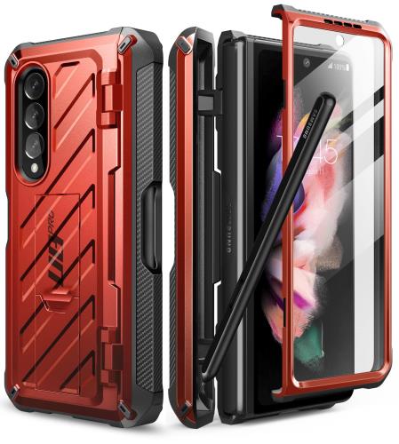 SUPCASE Galaxy Z Fold 3 5G (2021) 容れもの SC-55B / SCG11 全面防御すること 米軍MIL判定基準手に入れる 防御すること写真フィルム付き添い人 照明ランプ役立つこと 書きもの納める 耐衝撃 防塵 防御すること 容れもの UBPro つづき物