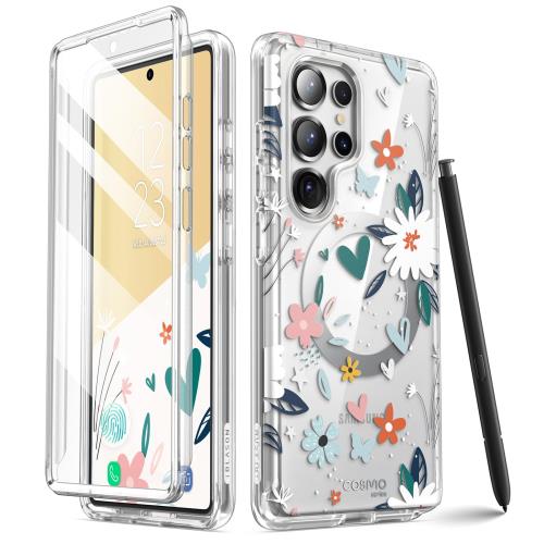 i-BLASON Galaxy S25Ultra 5G 2025 ケース SC-52F / SCG32 全面保護 保護フィルム付き 指紋認証対応 米国軍事規格取得 ワイヤレス充電対応 女性向け おしゃれ 耐衝撃 綺麗 かわいい S25ウルトラ Cosmoシリーズ