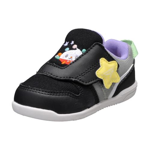 [シュンソク] ベビーシューズ スニーカー いないいないばあっ! 男の子 女の子 幅広 足育 軽量 12~15cm SJB 1790 1430 ブラック 14.5 cm 3E