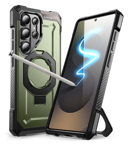 SUPCASE Galaxy S25Ultra ケース (SC-52F / SCG32) MagSefe対応 2025 内蔵リング 横縦両立 超強磁力 黄変防止 耐衝撃 背面透明 ストラップホール付き フィット感 薄型 ワイヤレス充電対応 UBGrip シリーズ