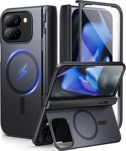 TONGATE マグネット式 Google Pixel 9 Pro Foldケーススタンド付き