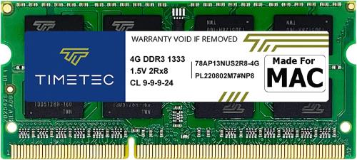 Timetec ハイニックス半導体素子 集積回路 アップル 4 GB DDR3 1333 MHz パソコン3 10600 SODIMM 記憶装置 引きあげる点数の利得の MacBook Pro 13/15/17 inのすべり出し/後期 2011、2011 年真っただなかの iMac 21.5 in/後期真っただなか 2011,27 in Mac ミニ 5, 1  2011