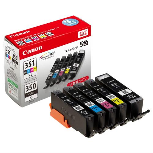 Canon 完全無欠 インキ薬莢 BCI-351+350つづき物