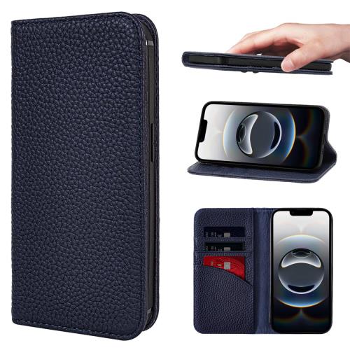 NanHou For 適用する iPhone 16e/17e ケース 手帳型 カバー 耐衝撃 保護 本革 カバー 内蔵 マグネッ RFIDト 財布型 携帯カバー カードポケット スタンド機能 に適した アイフォン 16e/17e - ロイヤルブルー