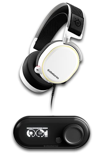 密閉型 ハイレゾ相応う USB DAC ゲーミングヘッドセット SteelSeries Arctis Pro + Game DAC White 61454