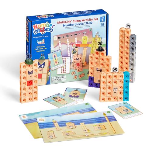 Numberblocks MathLink Cubes ナンバーブロックス 21-30 キューブ 255個入り アクティビティセット 算数おもちゃ 日本語ガイド付き 3歳 96321-J｜goods street 8,603円