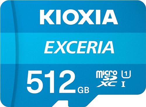 KIOXIA(キオクシア) 旧東芝メモリ microSD 512GB UHS-I Class10 (最大読出速度100MB/s) Nintendo Switch動作確認済 国内サポート メーカー保証5年 KLMEA512G