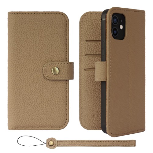 HANATORA ケース 手帳型 本革 シュリンクカーフレザー スマホケース スタンド機能 ベルトあり マグネットなし ギフト 誕生日ギフト 女性 彼女 お母さん お父さん 人気商品 ワイン H0-14Pro-Wine|goods street
