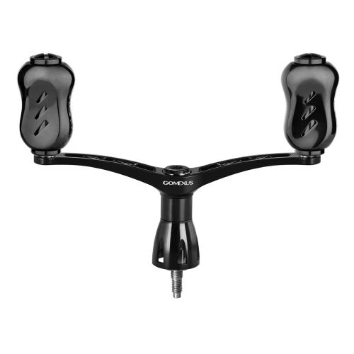 ゴメクサス CY98 リールハンドル シマノ (Shimano) スピニングリール対応 リール ダブルハンドル ステラ ナスキー ツインパワー 交換 98mm チタンハンドルノブ付き イカ アジング エギング ライトゲーム 左右兼用