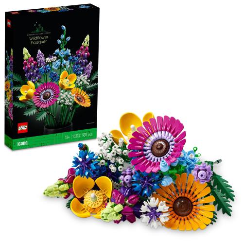 レゴ(LEGO) ボタニカル ワイルドフラワー胸花 遊び道具 遊び道具 生まれ落ちる日 差し上げ物 差しつかえる 母の日 父の日 成人男性 お上さん 胸花 造花 飾りつけ 室内装飾 オシャレ 母 父 10313
