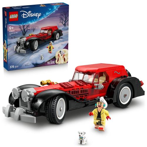 レゴ(LEGO) ウォルトディズニー クルエラの車 遊び道具 遊び道具 生まれ落ちる日 差し上げ物 差しつかえる 御姉さん お坊っちゃん 赤ちゃん 9歳 10歳 11歳 小学生 車馬 車 ミニカー ウォルトディズニー グッズ 43277