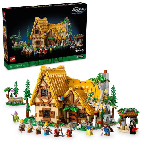 レゴ(LEGO) ウォルトディズニー妃殿下 白雪姫と7人のこびとが住む森の家 遊び道具 遊び道具 生まれ落ちる日 差し上げ物 差しつかえる 母の日 父の日 成人男性 お上さん ごっこ命のせんたく おままごと ウォルトディズニー グッズ 43242