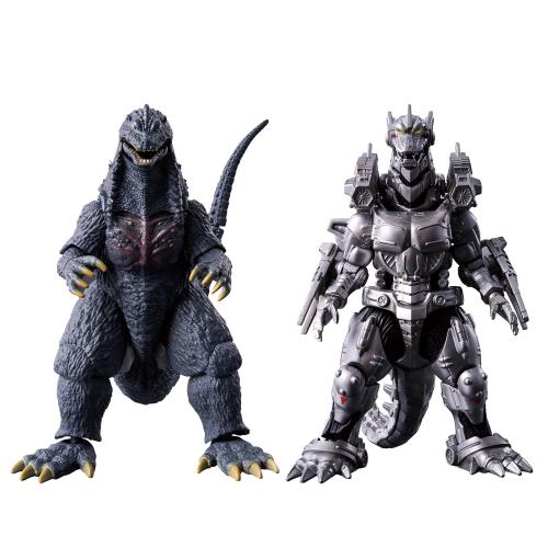 [バンダイ(BANDAI)] ゴジラアクションフィギュア ゴジラ(2003) × 3式機龍〈改〉重武装型バトルセット