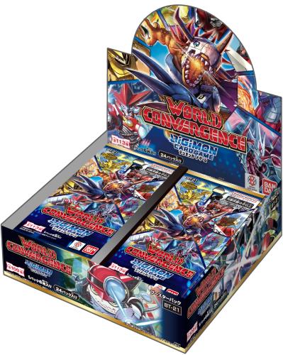 バンダイ(BANDAI) デジモンカードゲーム ブースターパック WORLD CONVERGENCEBT-21 (BOX)24パック入り