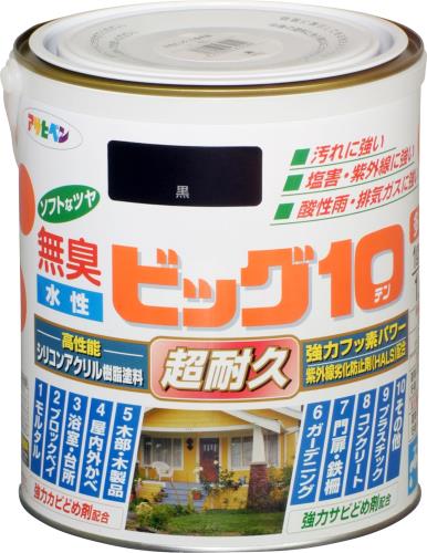 アサヒペン 絵の具 絵の具 水溶性ビッグ10多役立つこと