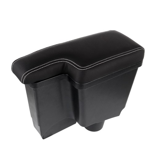 CARTIST トヨタ アクア 車用アームレスト Aqua NHP10 NHP10H コンソールボックス 車種専用設計 黒革&灰色ステッチ|goods street