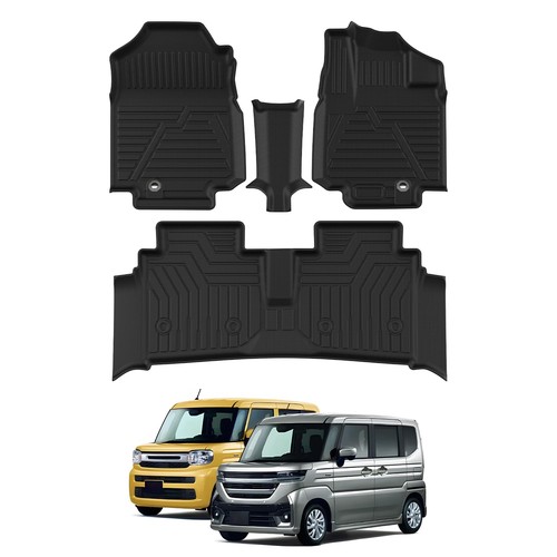 CARVANTA スズキ 新型 スペーシア MK54S MK94S スペーシアカスタム 3D 車種専用 Spacia/Spacia Custom 2023年11月 現行 カーマット カーゴマット ラゲージトレイ TPE材質 立体成型 防水 耐汚れ 耐摩擦 抗菌性｜goods street 11,109円