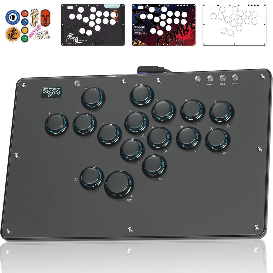 ニャー様【極美品】haute42 R16 ブラック 16ボタン 楽天市場】Haute42 アケコン レバーレス コントローラー レバーレス