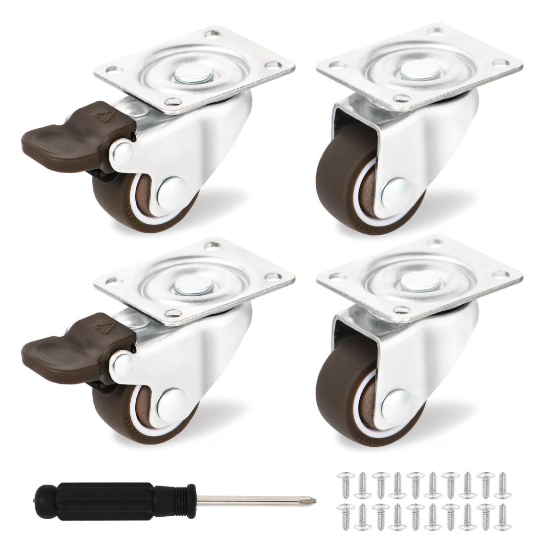 楽天市場】改良版 4個セット 静音 キャスター 交換 DIY 強度アップ