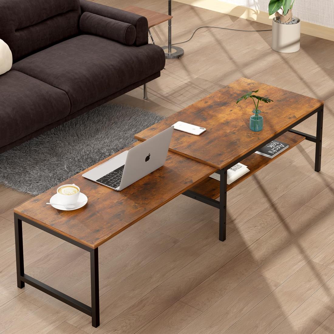 楽天市場】IKIFLY ローテーブル 昇降式 木製 コーヒーテーブル
