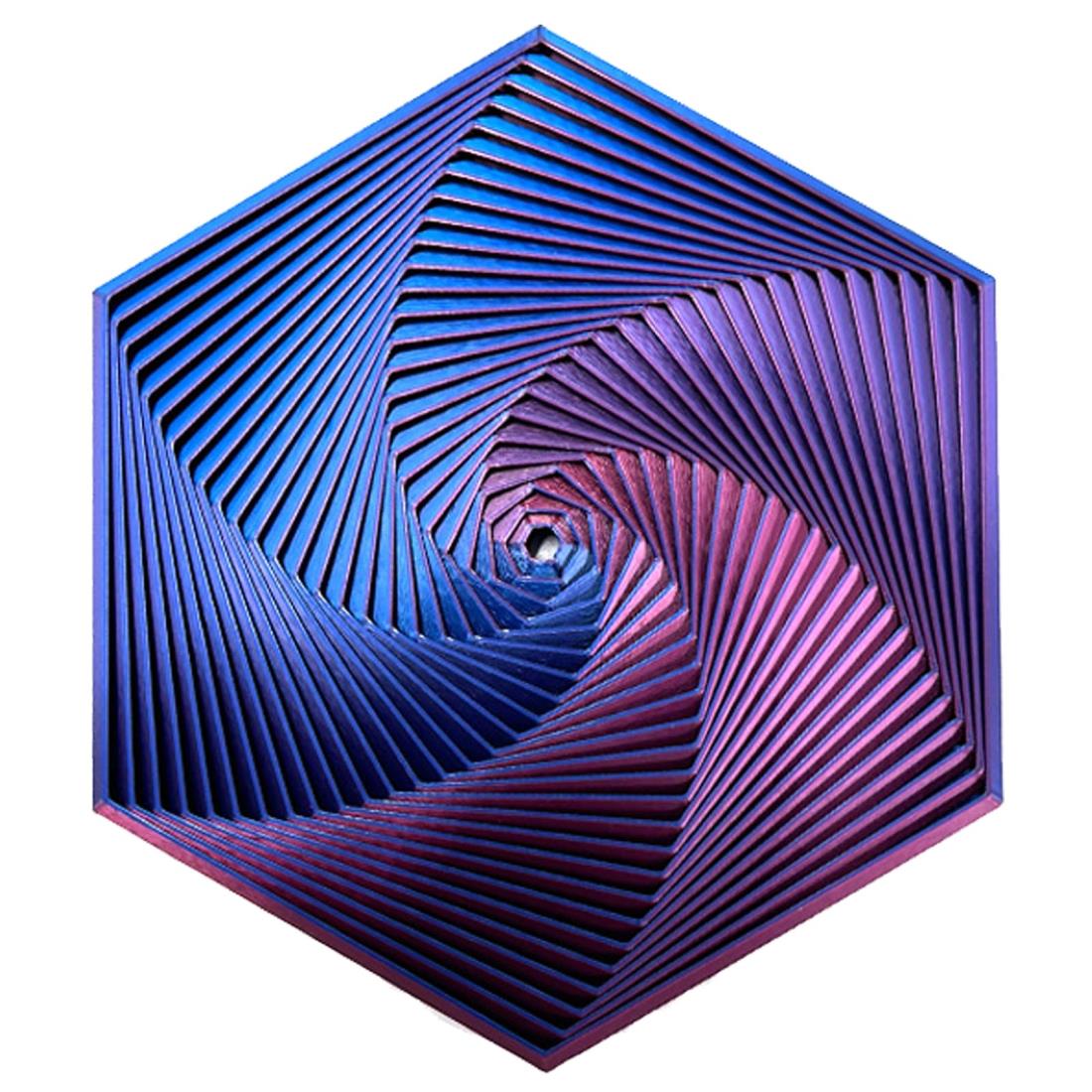 EsiFare フィジェットトイ ストレス解消グッズ ストレス解消おもちゃ 手遊び 耐久性 不安を軽減し フラクタル六角形 人間工学 多用途で持ち運び可能 不安やストレスを和らげる (カラー2)画像