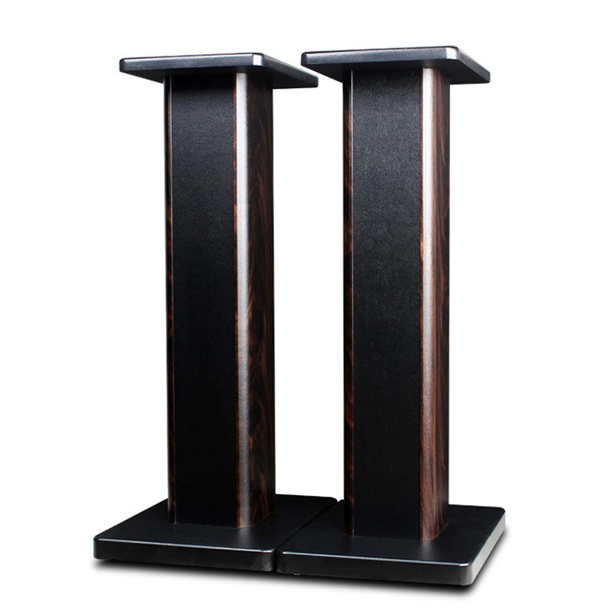 BQKOZFIN スピーカースタンド 高さ90cm スピーカー 台 木製 2台1組 天板18.5×23.5cm 耐荷重50kg