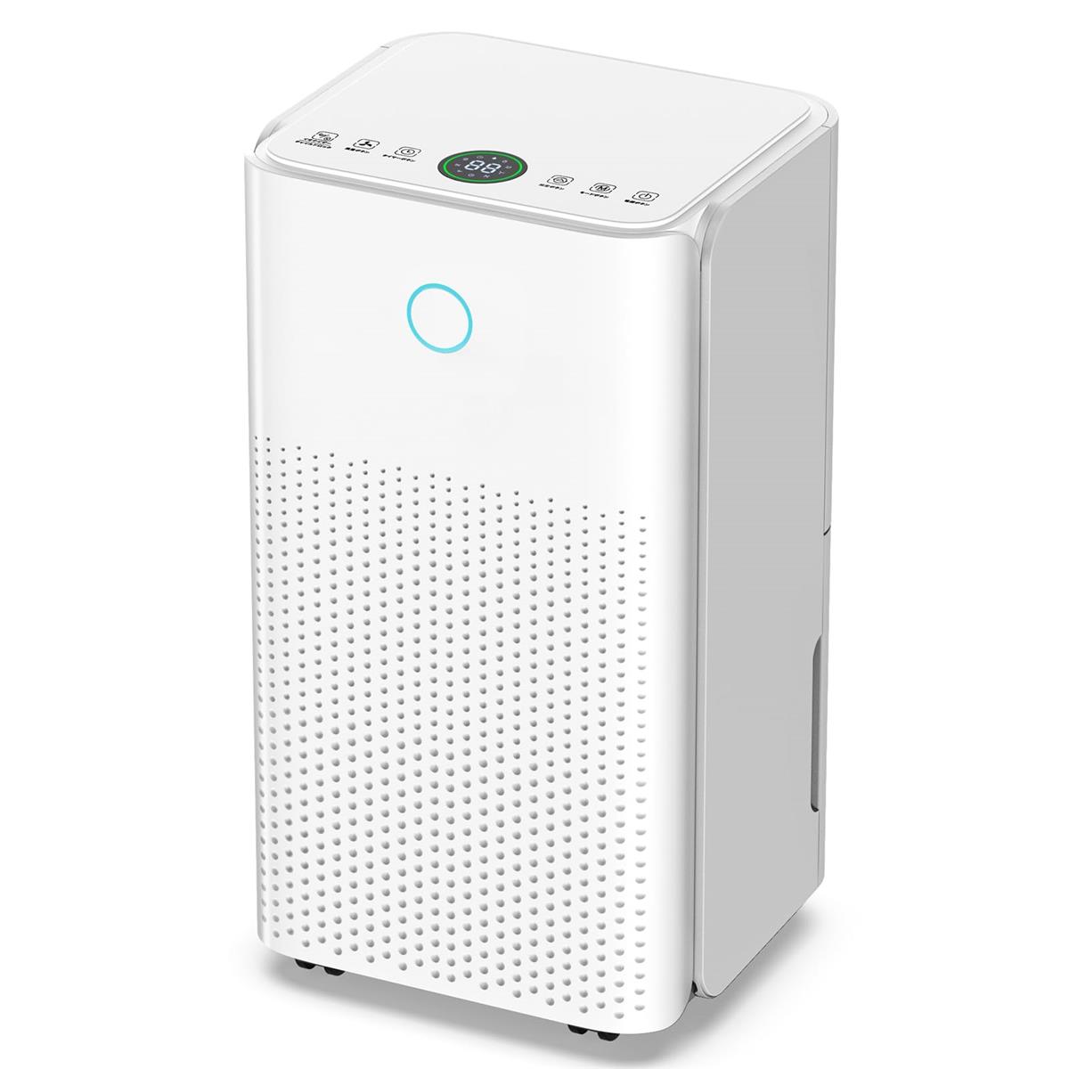 MoKo 除湿機 コンプレッサー式 大電気容量水貯蔵タンク 23畳 豪然たる除湿 御召しもの乾燥除湿器 湿り気\u0026雨季打つ手 小型 静音 省電 御部屋干し 消臭 かっこ良い自動小銃除湿 満水自動小銃差し止める 年代順の連続除湿能力のある 切りタイマー お休み流行り物 キャスターつき 10年取り替えっこ不必要こし器積み上げる リビング/PSE証明済
