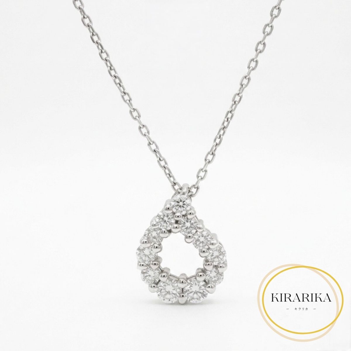 Pt900 Pt850 ダイヤモンド0.20ct ネックレス｜KIRARIKA