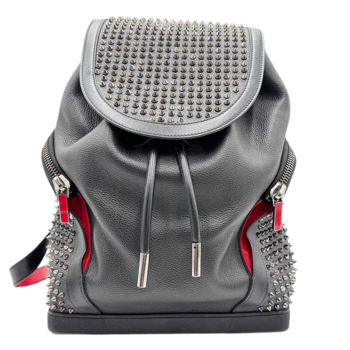 【中古】Christian Louboutin クリスチャン ルブタン 背嚢 黒いこと
