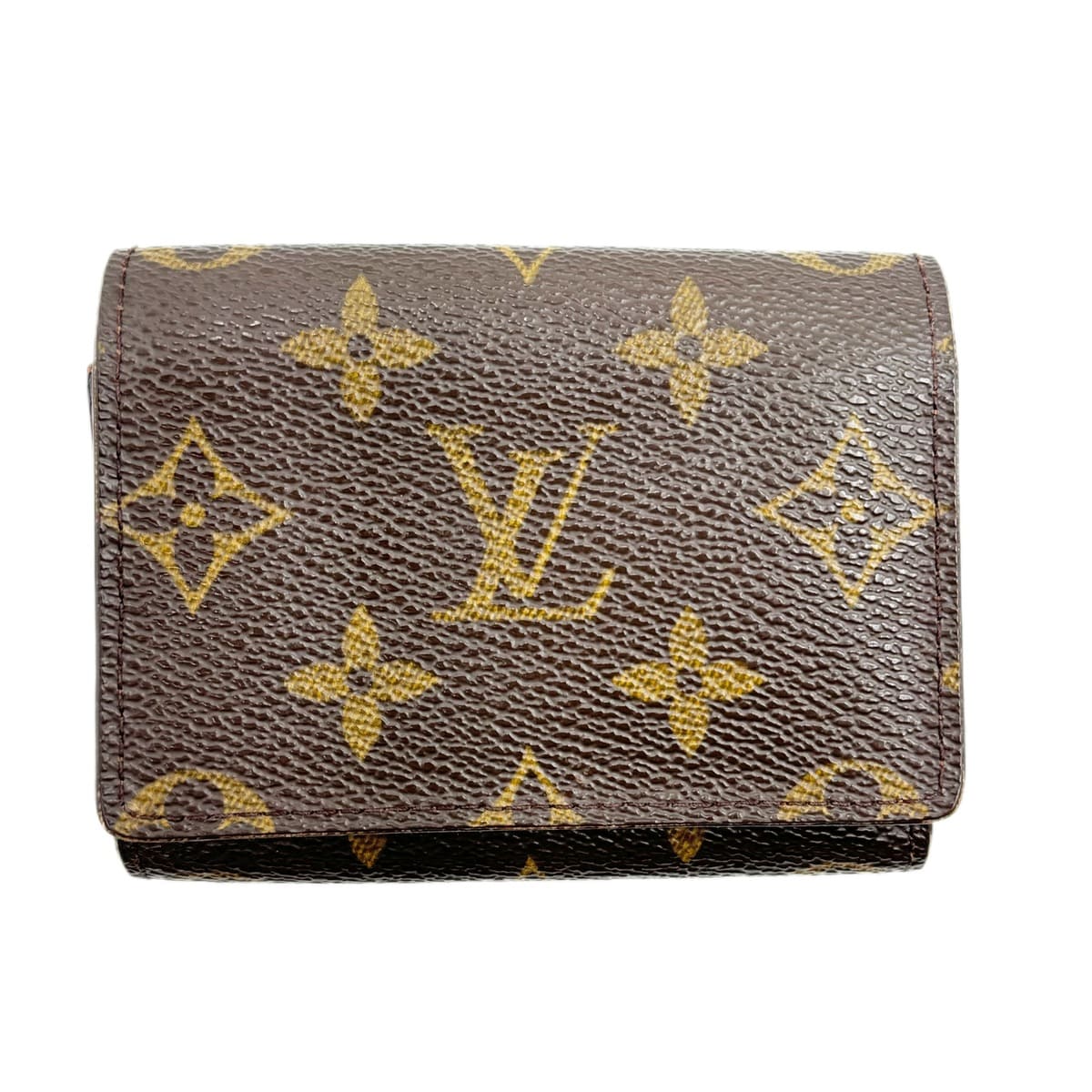 【中古】LOUIS VUITTON ルイヴィトン アンヴェロップカルトドゥヴィジット カードケース 名刺入れ モノグラム ブラウン M62920