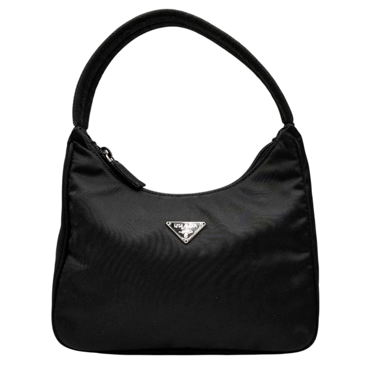 【中古】PRADA プラダ ハンドバッグ テスート ナイロン ブラック MV519