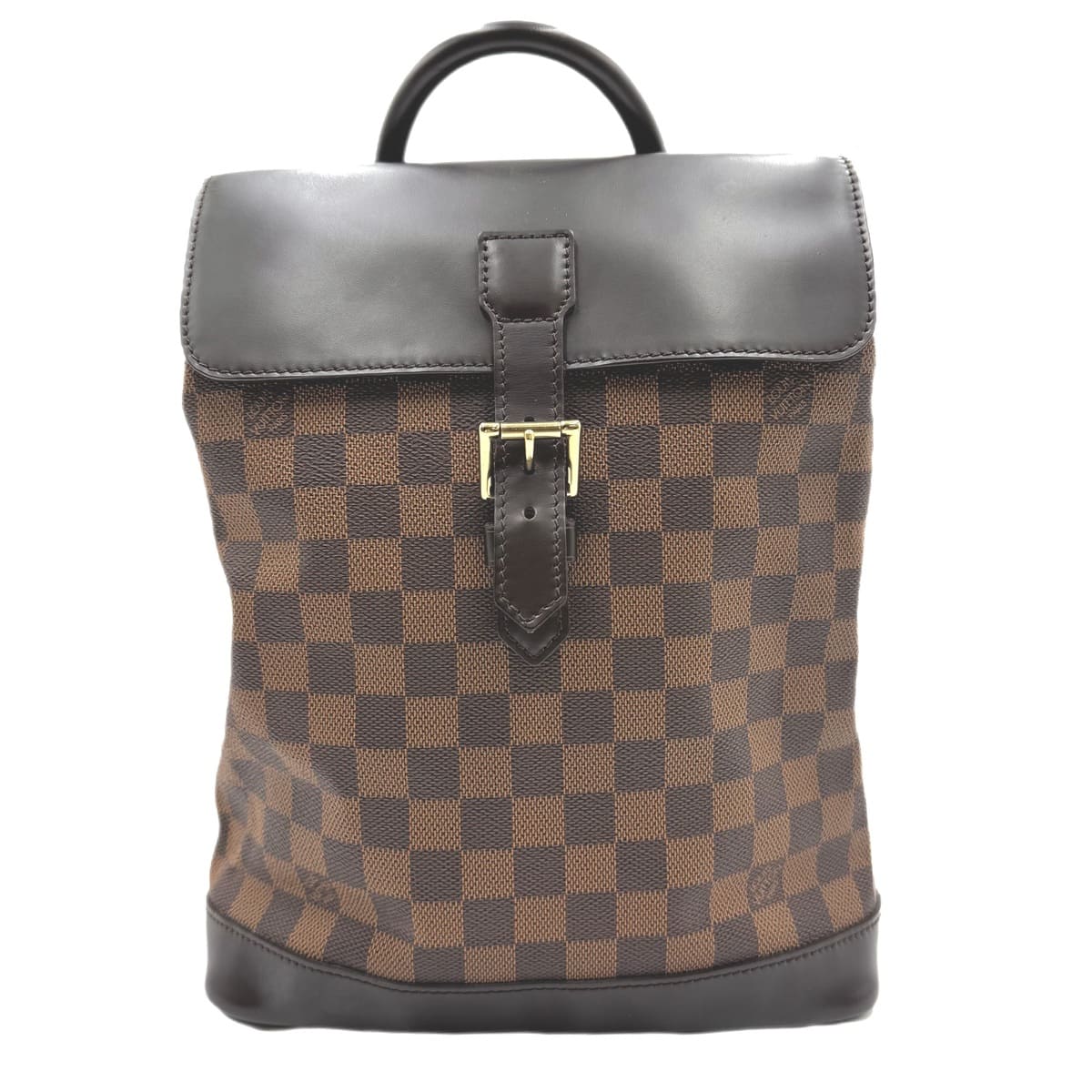 【中古】LOUIS VUITTON ルイヴィトン ソーホー 背嚢 ダミエ 赤銅色 N51132