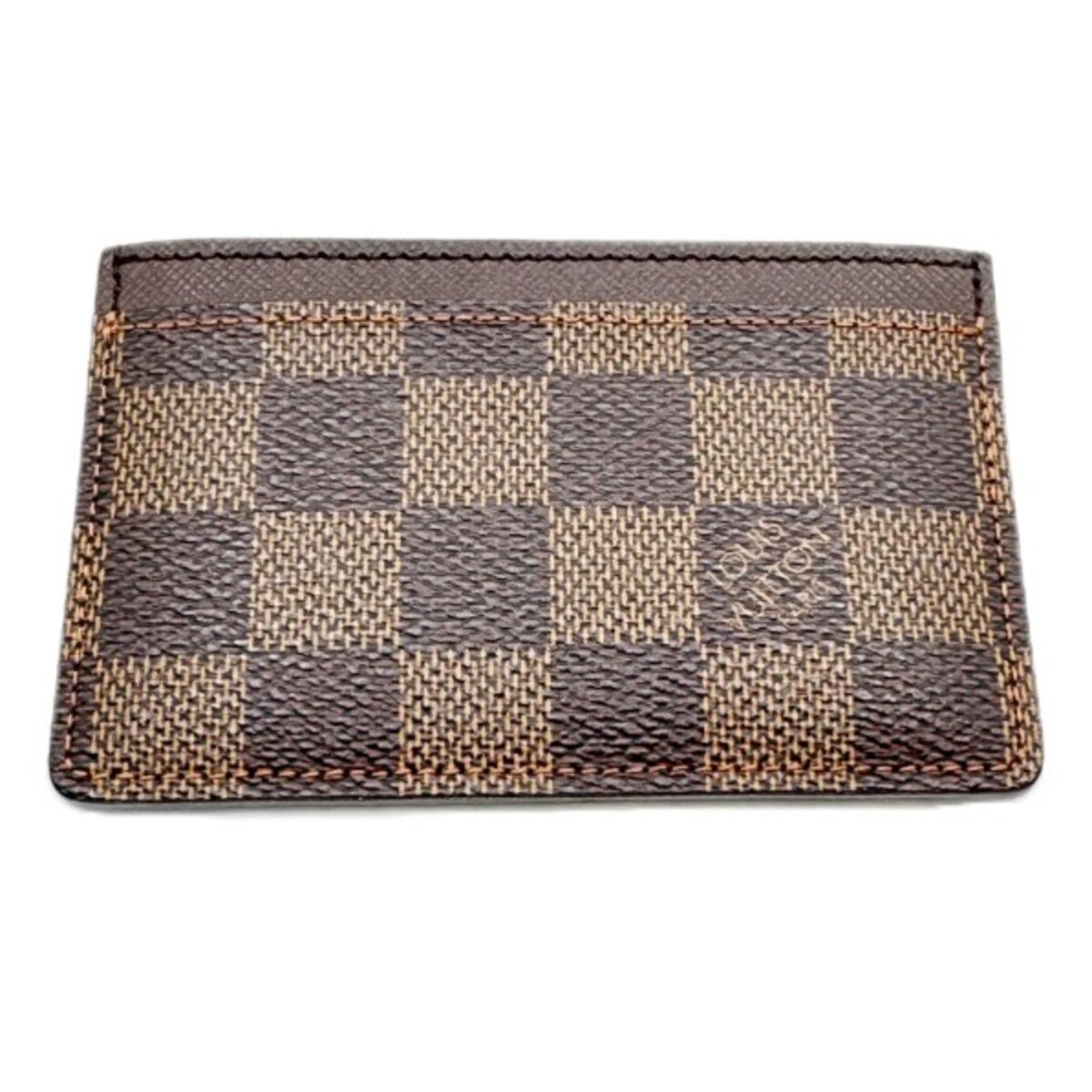 【中古】LOUIS VUITTON ルイヴィトン ポルト カルト サーンプル カードケース ダミエ ブラウン N61722｜KIRARIKA