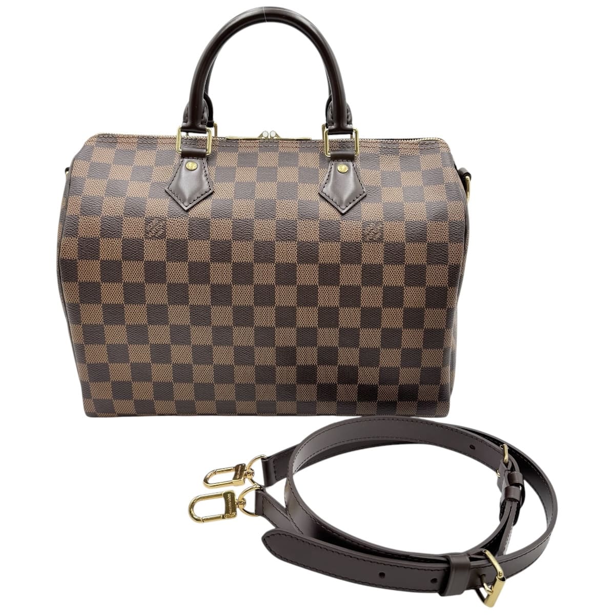 【中古】 LOUIS VUITTON ルイヴィトン スピーディ バンドリエール30 ボストンバッグ ダミエ 赤銅色 N41183 ルイ ヴィトン バンドリエール 30 豆の町うしろ側 中古 豆の町 御徒面子 ヴィトンバッグ ヴィトンバック ブランドボストンバック ルイヴィトンバッグ中古