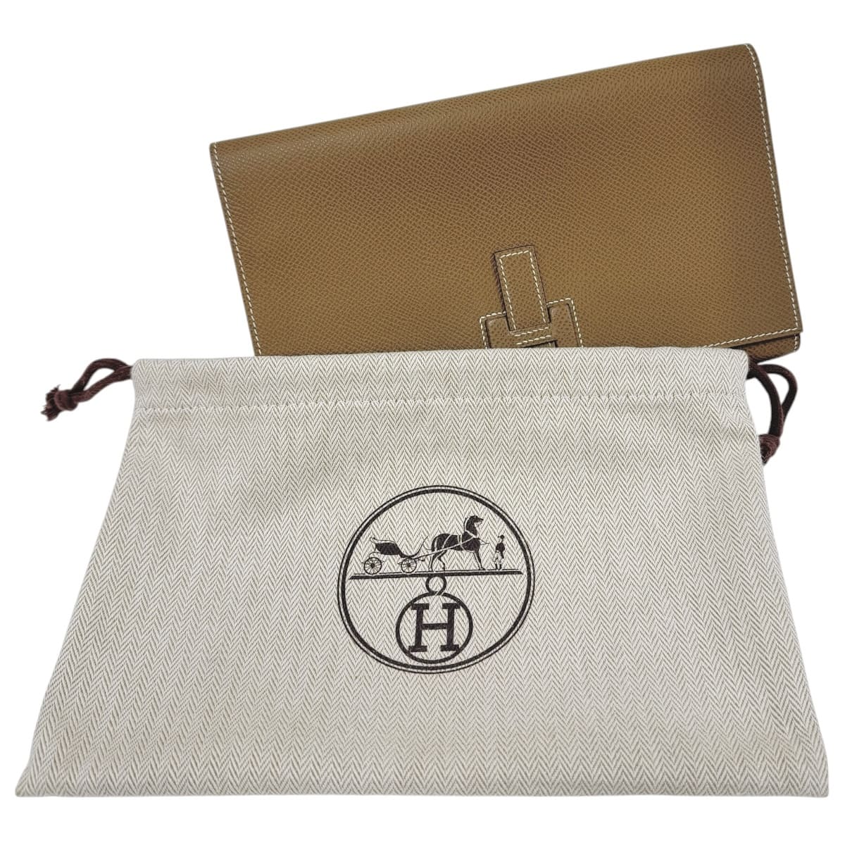 【 中古 】 HERMES エルメス ニューHパッサン 札入れ ヴォーエプソン エトゥープ 長札入れ メンズ レディース エルメス札入れ 中古品 パッサン エルメスメンズ札入れ ブランド名長札入れメンズ ブランド名札入れ二つ折り ブランド名札入れレディース ブランド名札入れメンズ 気が大きい札入れ