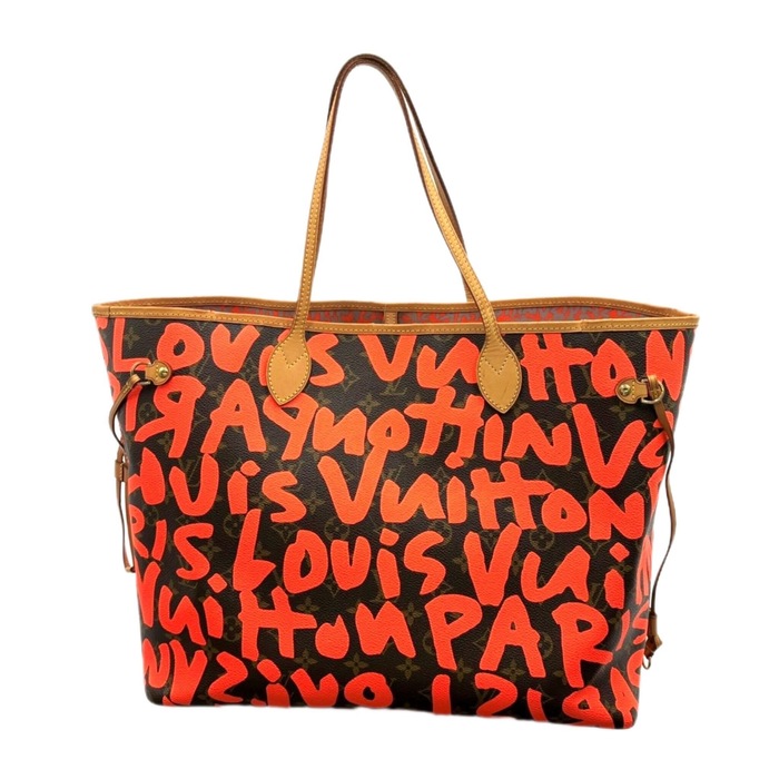 【 中古 】 LOUIS VUITTON ルイヴィトン ネヴァーフルGM トートバッグ オレンジ色 グラフィティ M93702 ネヴァーフル GM ヴィトンバック ヴィトンバッグ ブランドトートバックレディース ヴィトントートバッグ ビトンバッグ ブランドレディースバッグ 亭主もち ブランド名
