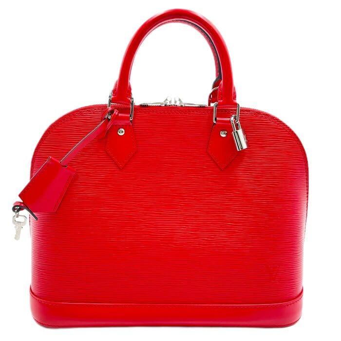 【中古】LOUIS VUITTON ルイヴィトン アルマPM ハンドバッグ エピ レッド M4058E